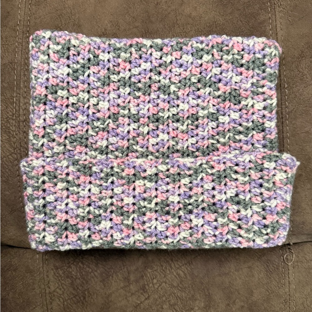 Crochet “Cat Ear” Multicolor Beanie